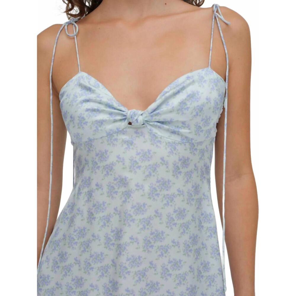 NEW FOR LOVE & LEMONS adira mini dress in blue - Picture 4 of 5